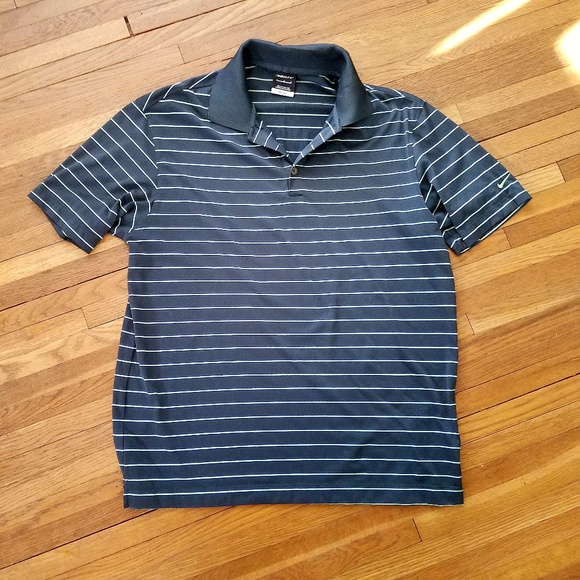 Nike Other - NIKE Golf Dri-Fit Large Green & Blue Polo Shirt